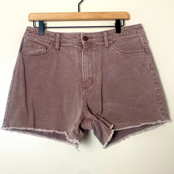 Universal Thread Shorts Vintage Midi Denim Stretch Cut Off Size 12 - Picture 3 of 13